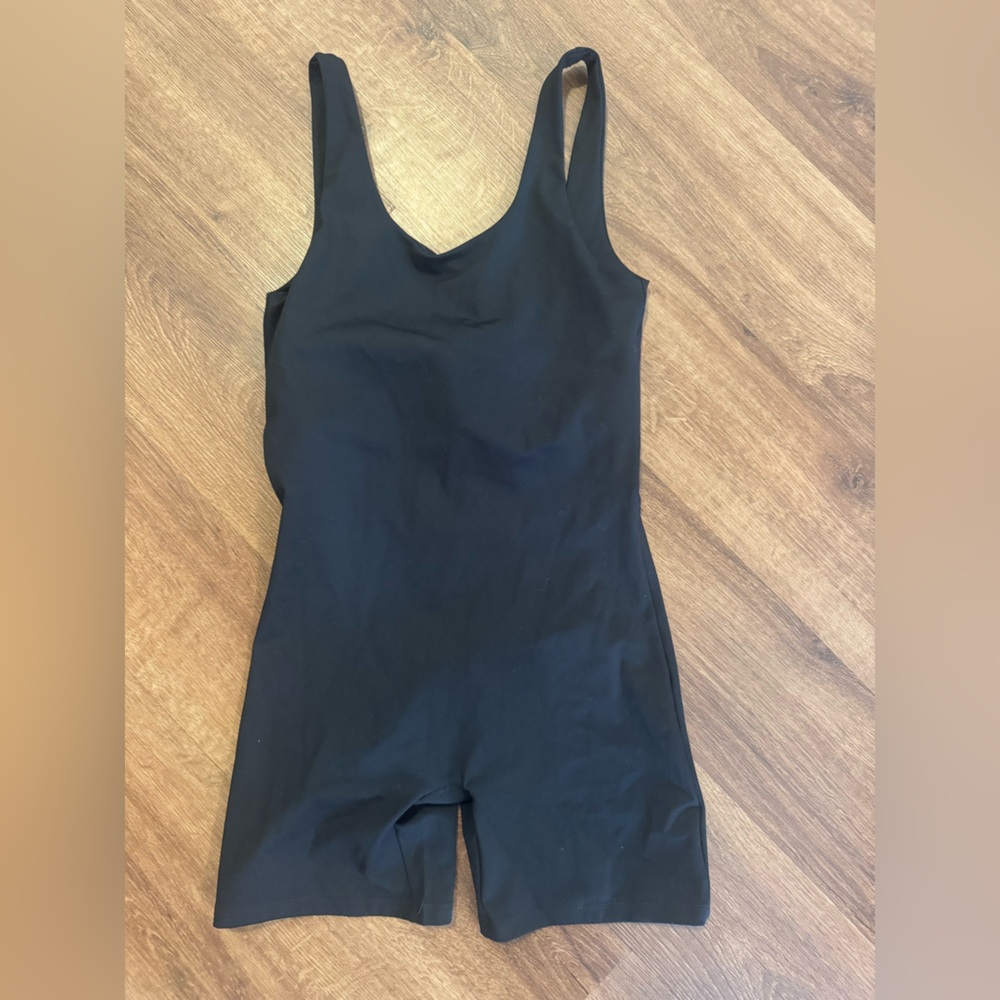 Girlfriend Collective Black unitard medium nwot